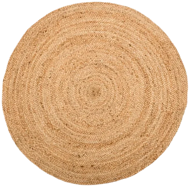 Alfombra Yute Plain ø220 cm