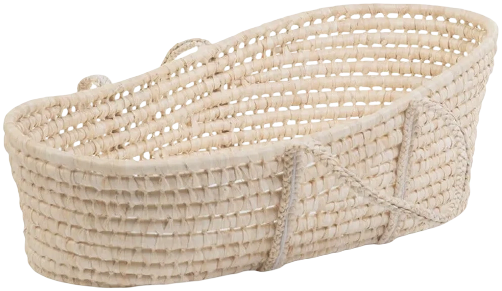 Capazo / Moisés Fibra Natural con colchón incluido