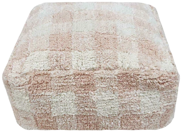 Pouf Vichy Rose