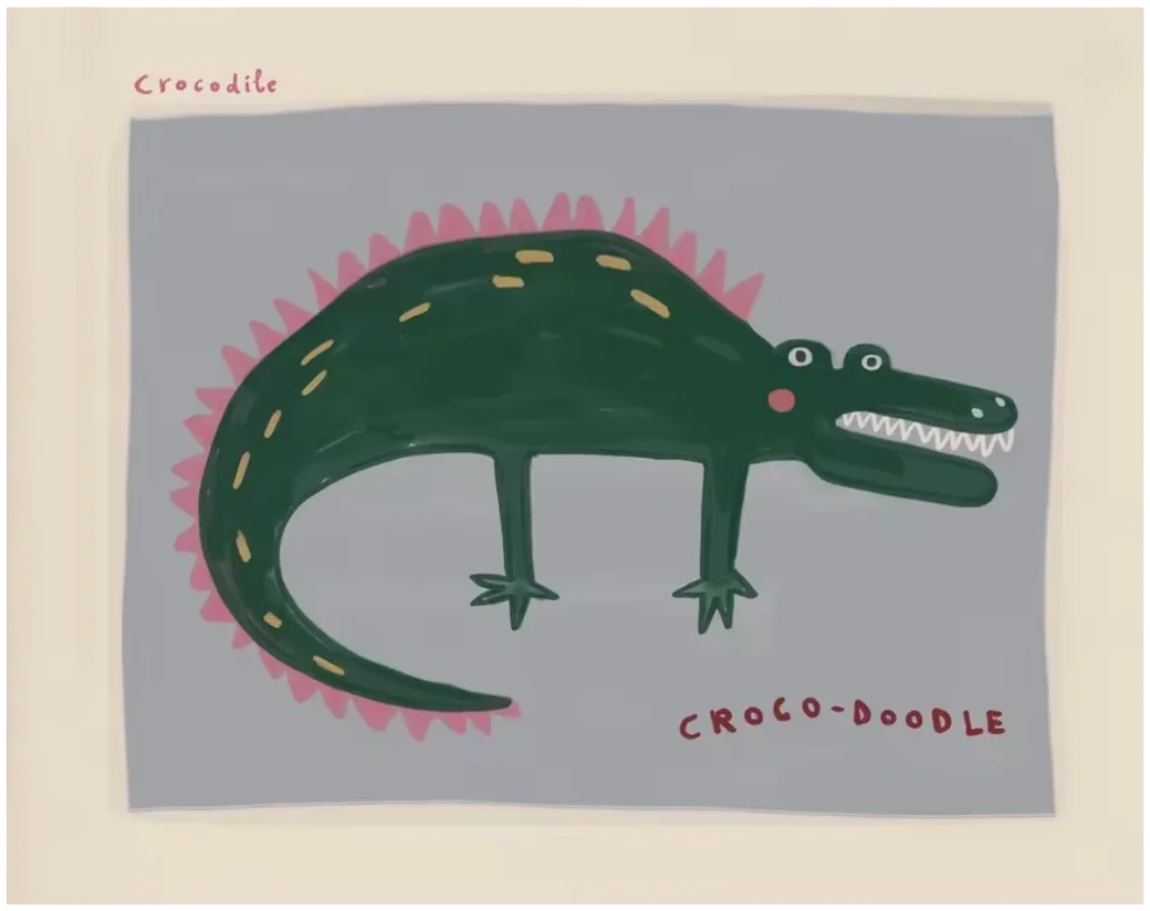 Lámina / poster - Crocodile