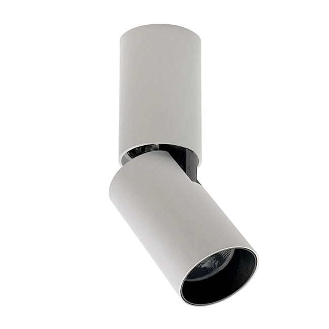 Foco sobrepuesto dirigible metal dimeable Blanco Ø 4,2x15,8 cm LED 6W - TOFO0092