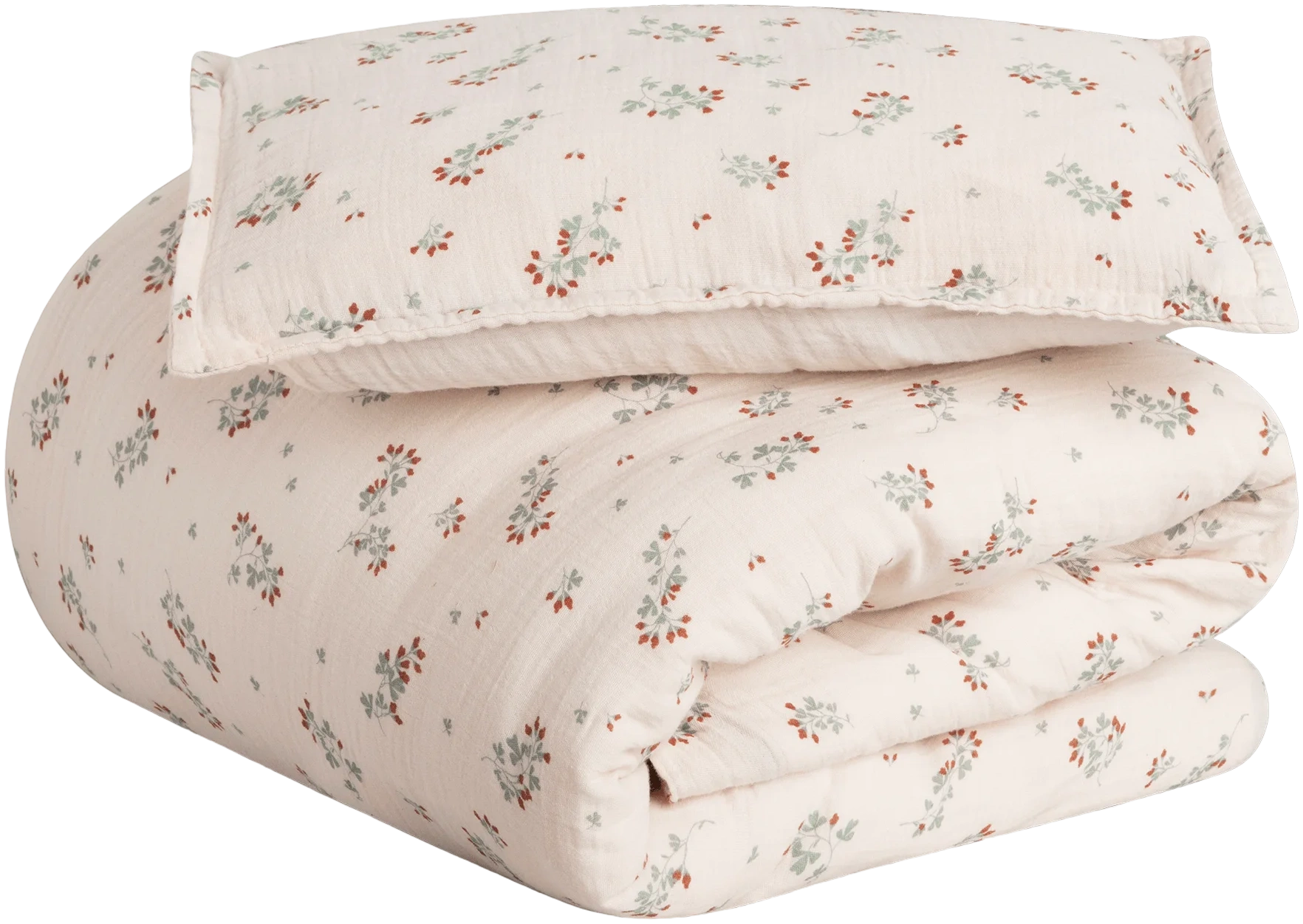 Funda de plumón muselina cuna Junior - Clover