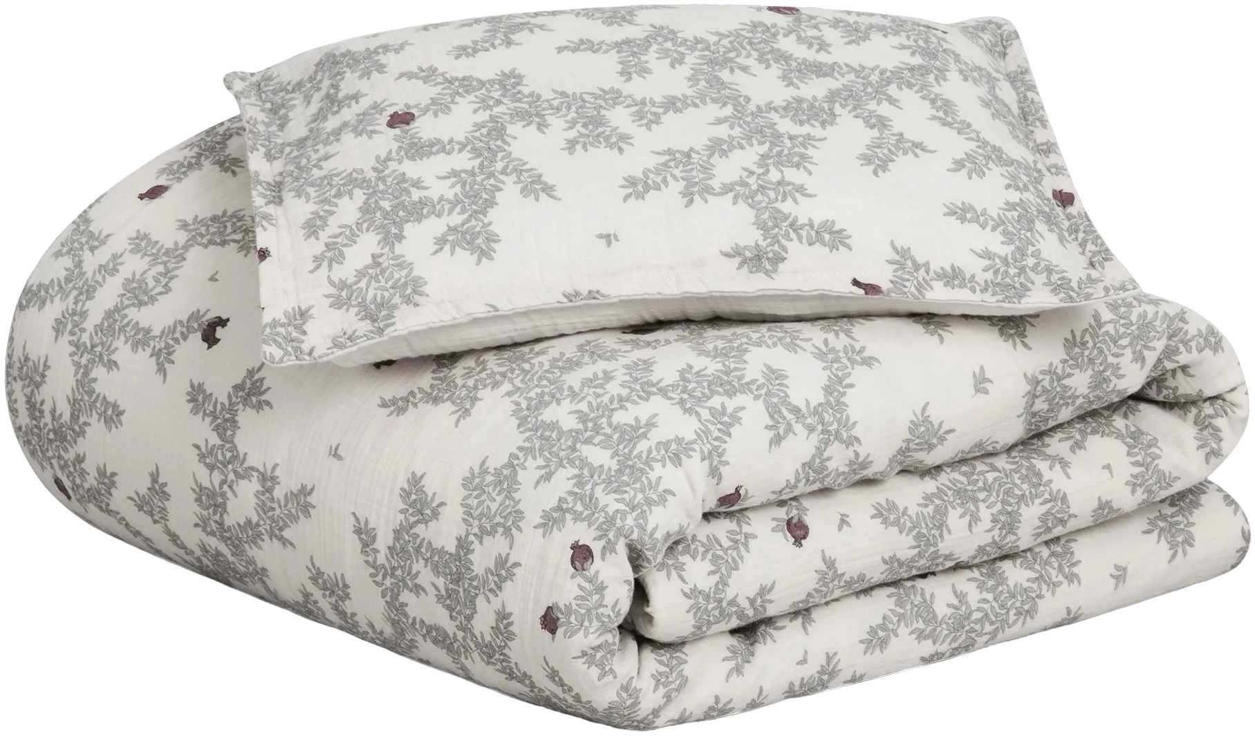 Funda de plumón muselina cuna Junior - Pomegranate