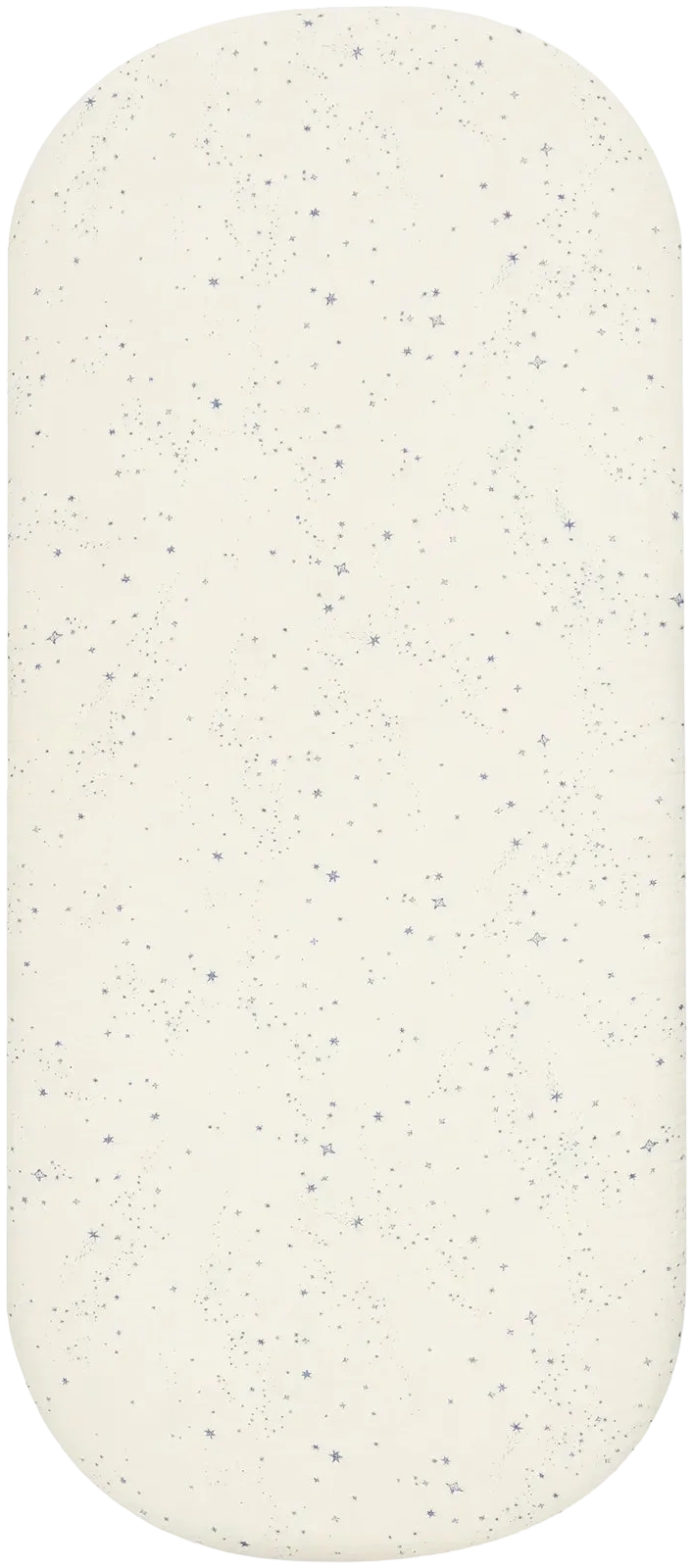 Sábana Bajera Moisés Newborn Wabi Sabi (doble gasa de algodón lavado) - Blue milky way