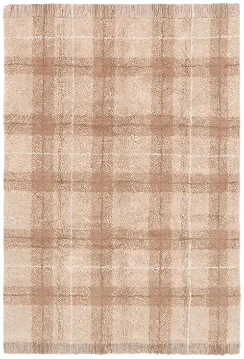 Alfombra lavable Tartan - Rose