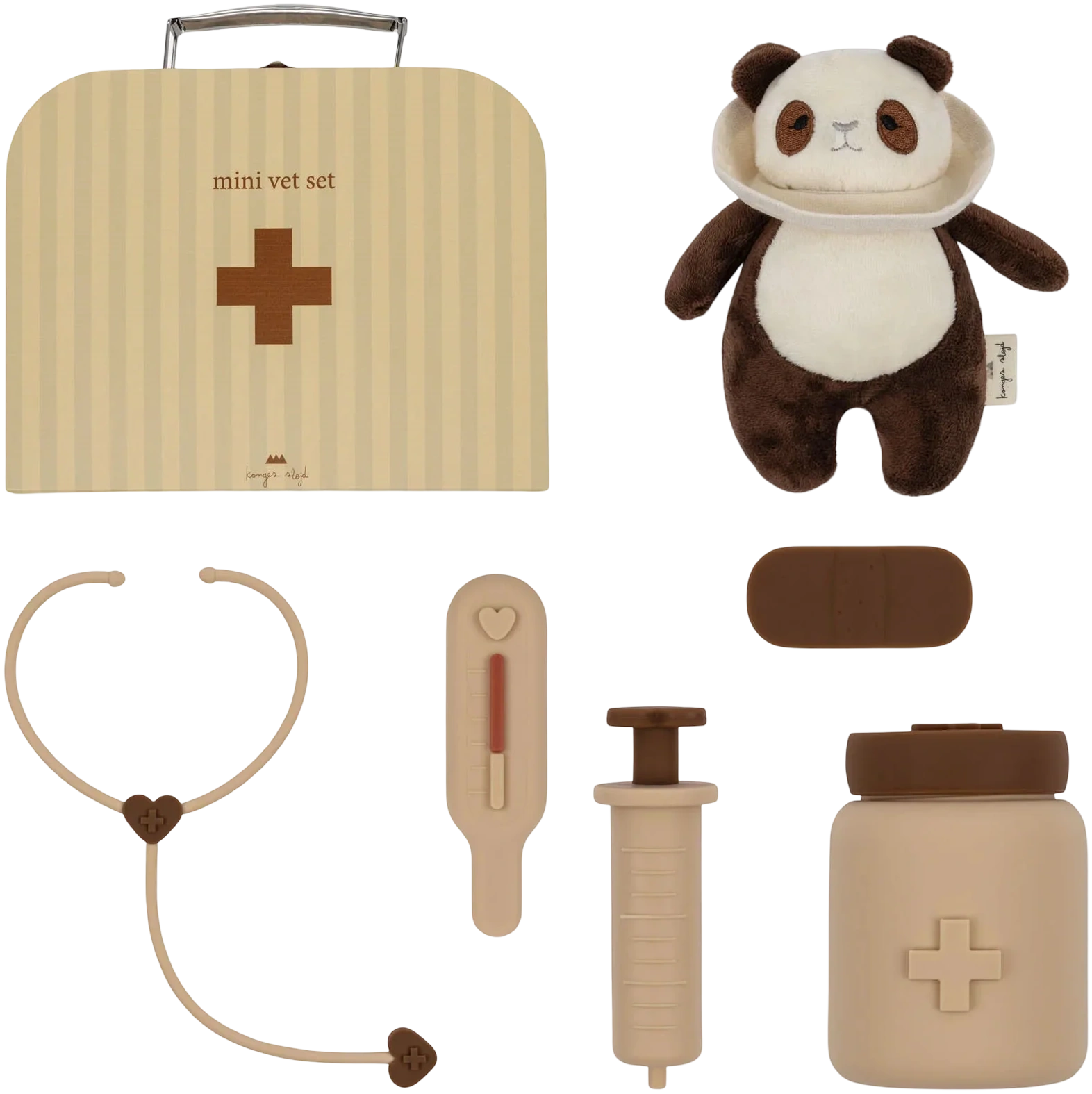 Set veterinario silicona - panda