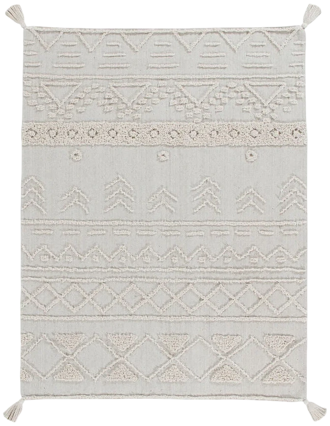 Alfombra lavable tribu - Natural