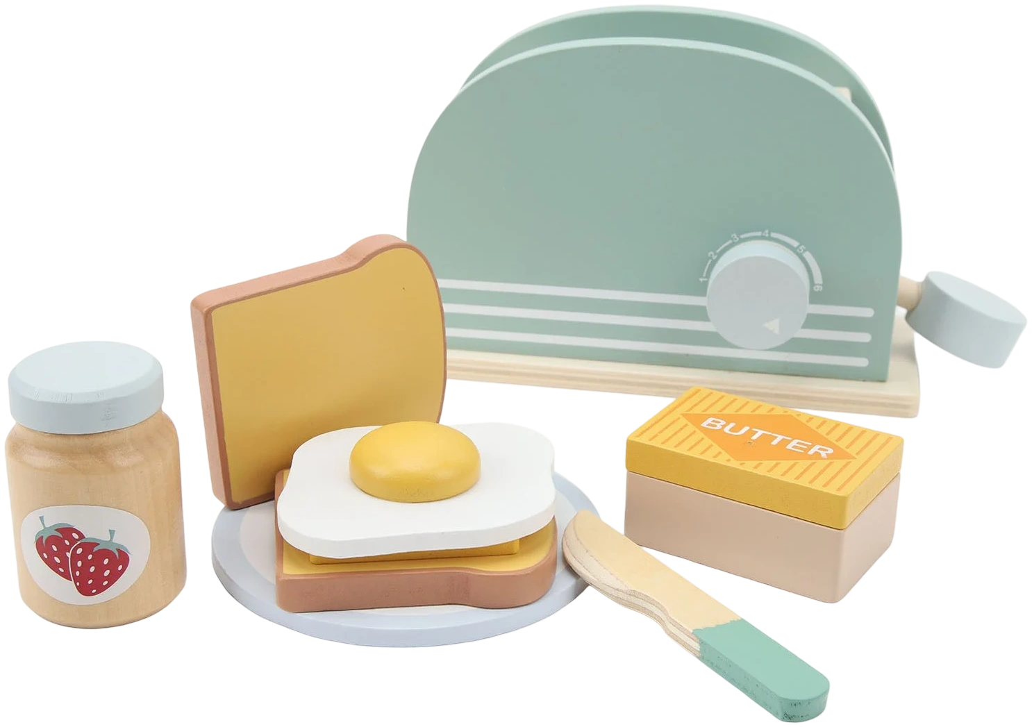 Set de desayuno madera