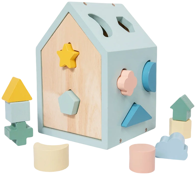 Casita con formas y figuras encanjables
