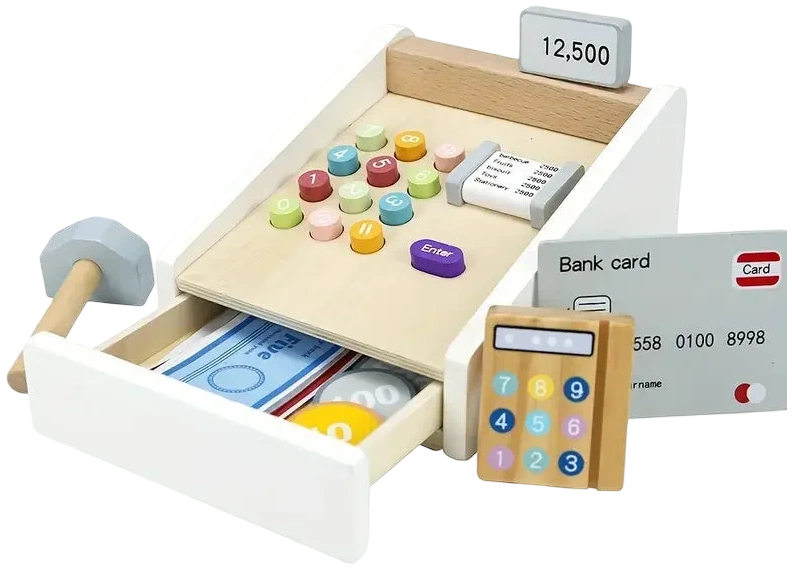 Caja registradora madera