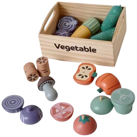 Caja de vegetales con imán