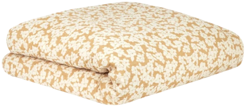 Funda nórdica Cama Wabi Sabi (Doble gasa algodón lavado) - Golden brown sakura