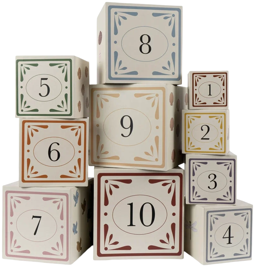 Cajas apilables - Numeros