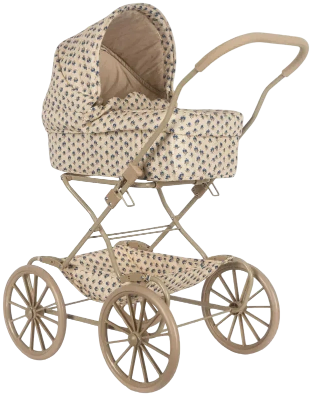 Coche / Moises Vintage para muñecas - Piccoloblu