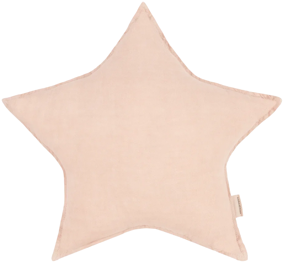 Cojín Estrella Lin Français - Powder pink