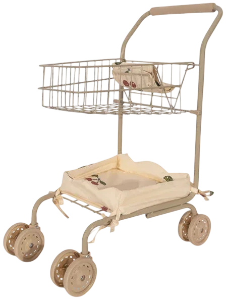 Carrito de supermercado - Ma grande cerise pink glitter