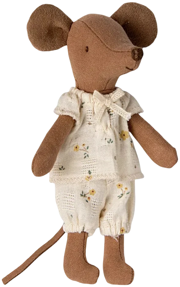 Ratoncito - Big Sister in a matchbox Pijamas White