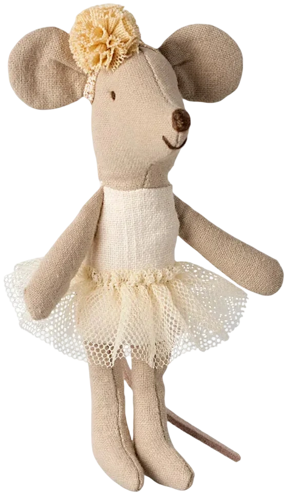 Ratoncito - Ballerina Mouse Little Sister Off White