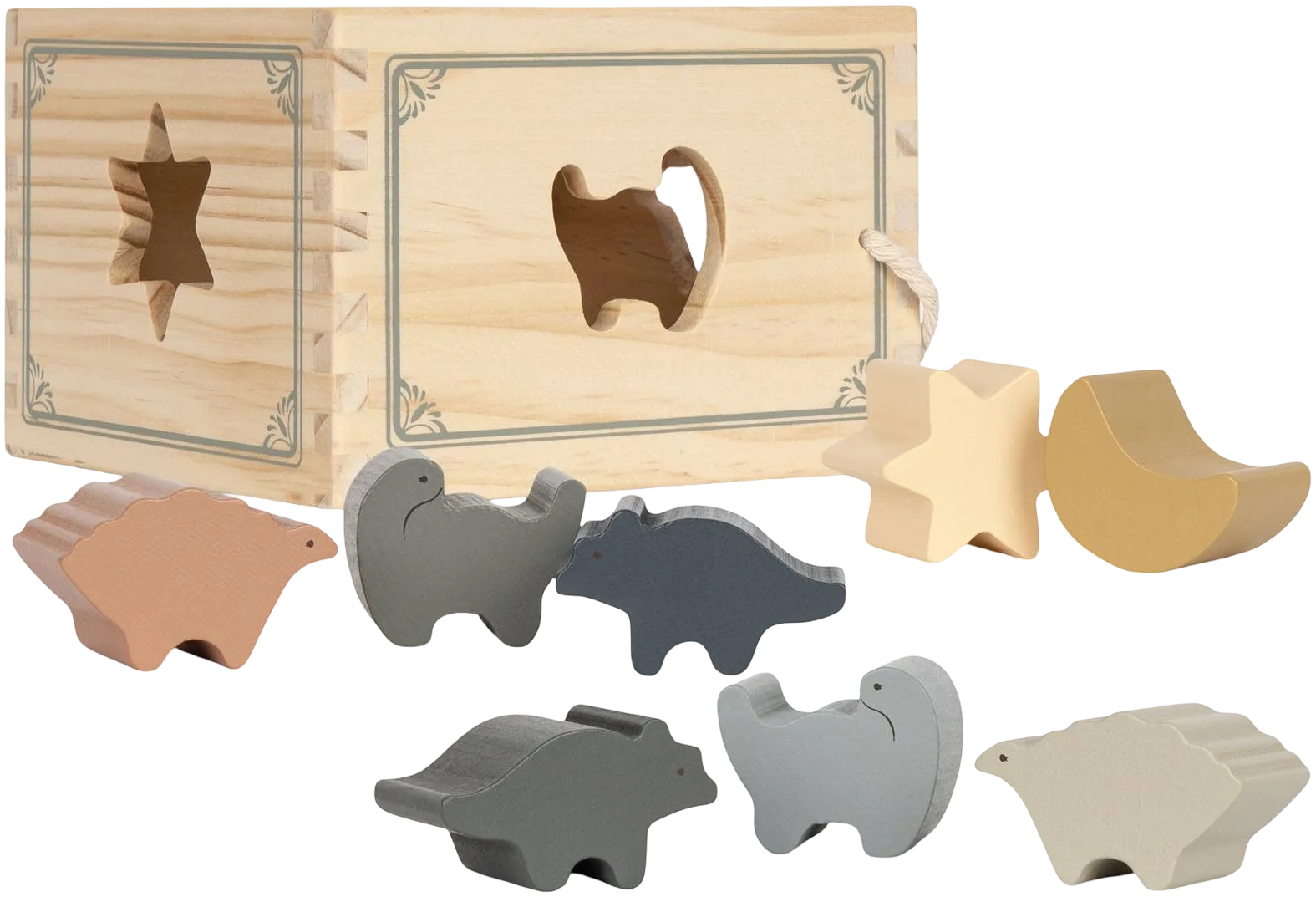 Juego de encaje - Dino Shape Sorter