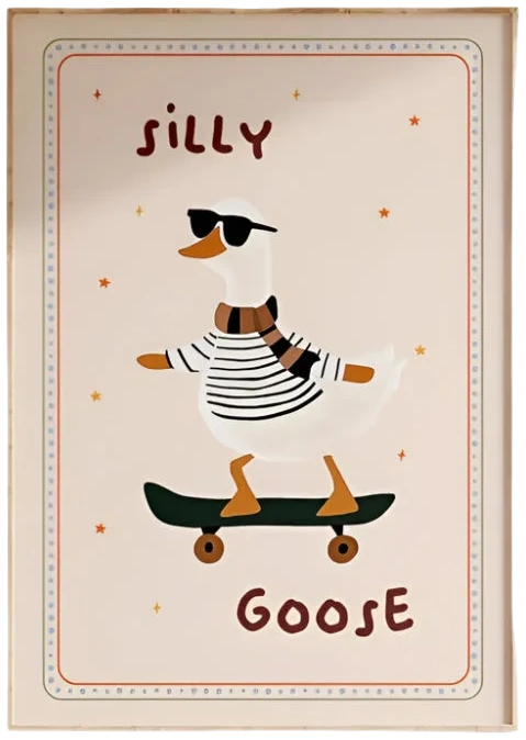 Lámina / poster - Silly Goose skater