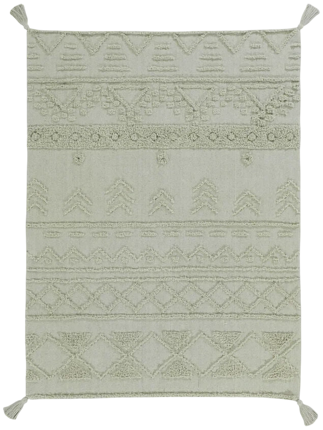 Alfombra lavable tribu - Olive