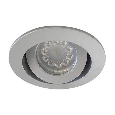 Foco embutido aluminio gris corte Ø 7,5 cm GU10 - MUFO0060