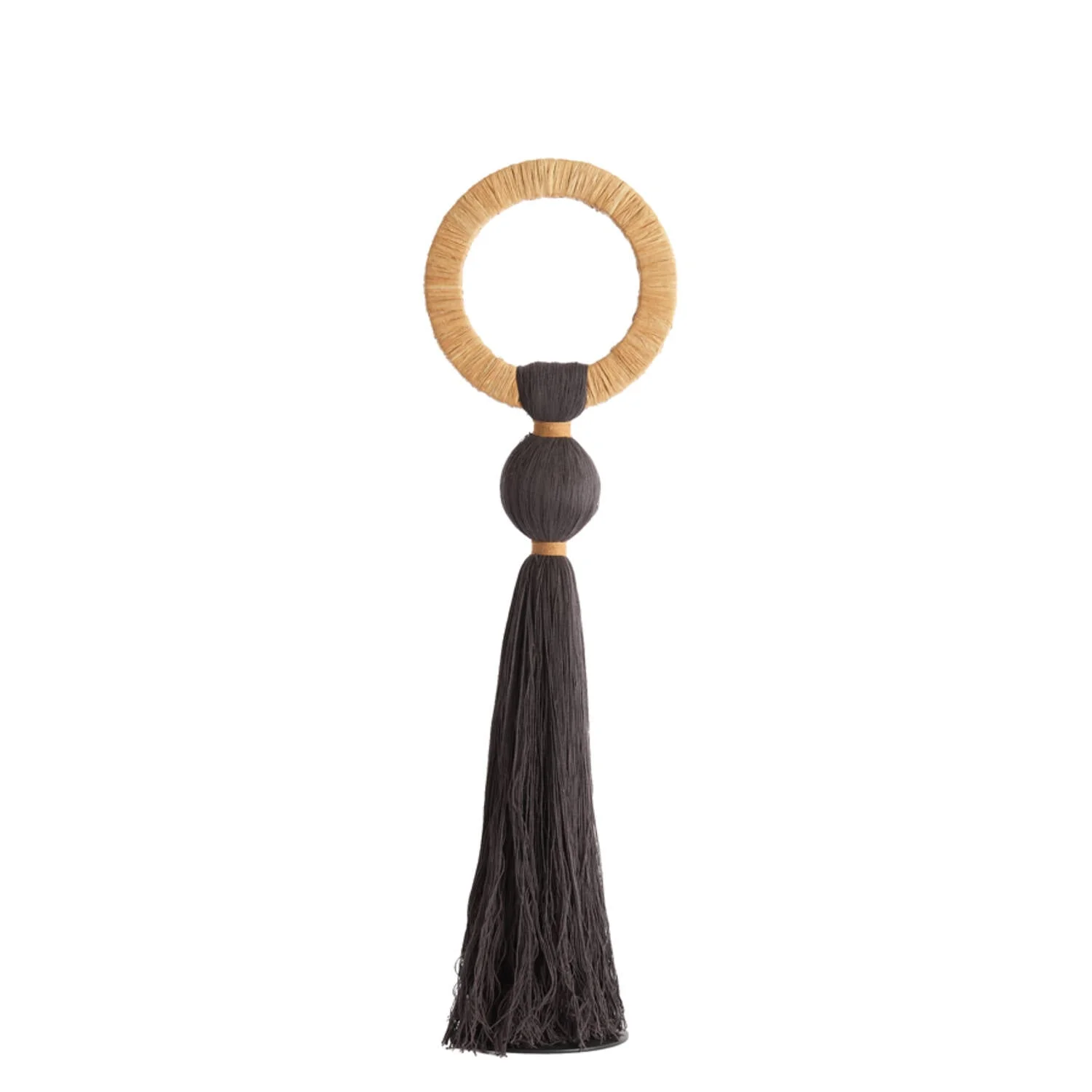 Ornamento raffia Tulum - Dark brown